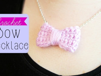 DIY Easy Crochet Bow Necklace! ¦ The Corner of Craft