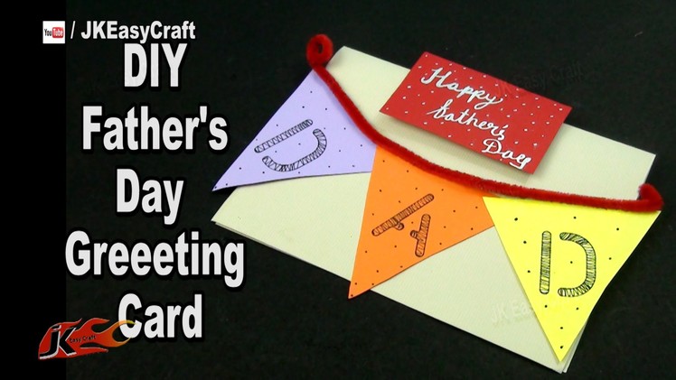 DIY Easy Father's day card | How to make | JK Easy Craft 174