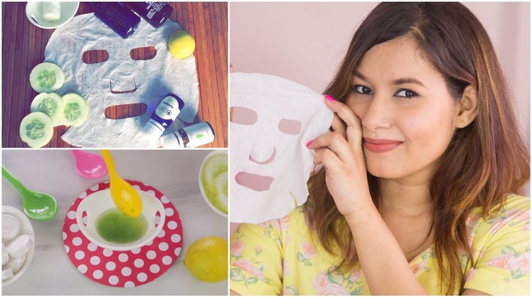DIY Face Masks (Sheet Masks) | Sonal Sagaraya #DIYWithSonal