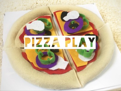 DIY FELT PIZZA PLAY SET | Kids Craft - Mummy Maker
