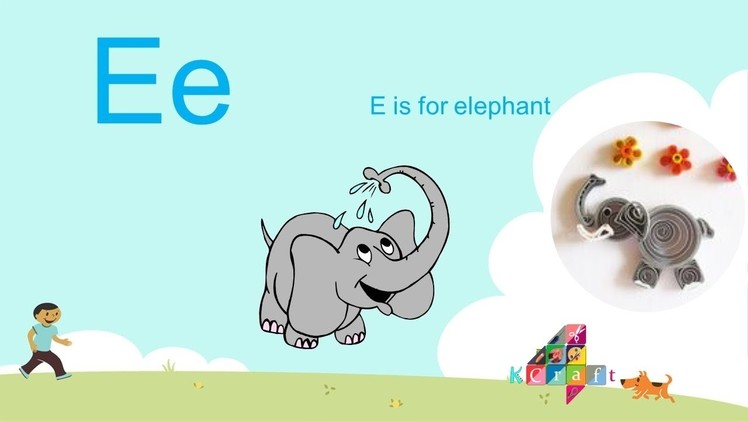 DIY: How to make a cute Quilling elephant ( Quilling Animal ) - K4Craft