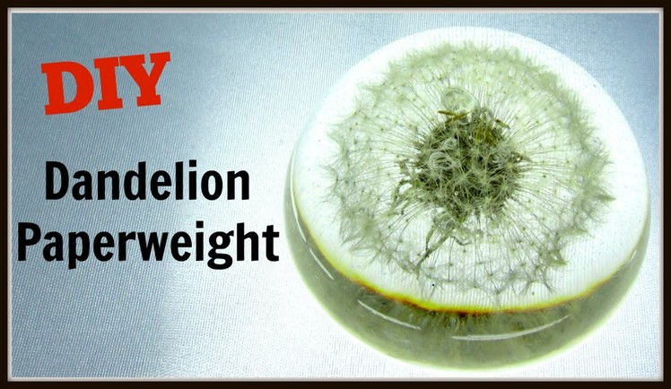 DIY How to make a Dandelion Paperweight ~ Craft Klatch How To