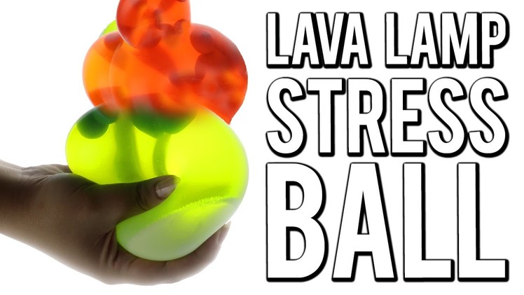 DIY LIQUID LAVA STRESS BALL