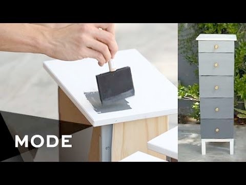 DIY Ombre Dresser | Right at Home ★ Mode.com
