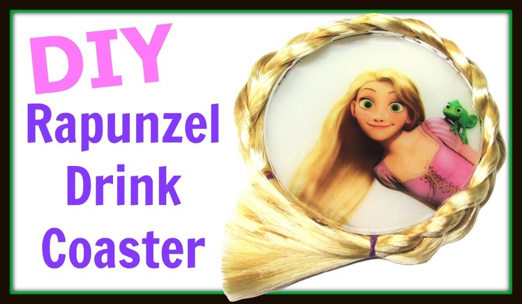DIY Rapunzel Drink Coaster How To ~ Another Coaster Friday ~ Craft Klatch How To