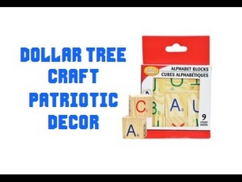Dollar Tree Craft Patriotic Decor
