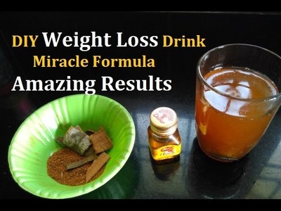 Fastest Way to Lose Weight Fast with Cinnamon and Honey Miracle DIY Weight Loss Drink