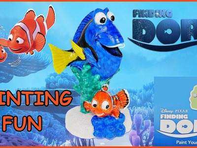 ~*FINDING DORY*~ CRAFTS| DIY "PAINT YOUR OWN STATUE" Craft Kit| Painting| Blind Bags