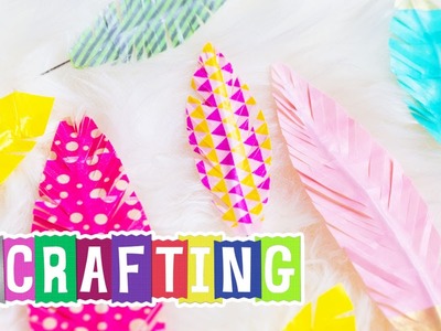 How to Craft a Duck Washi® Tape Feather