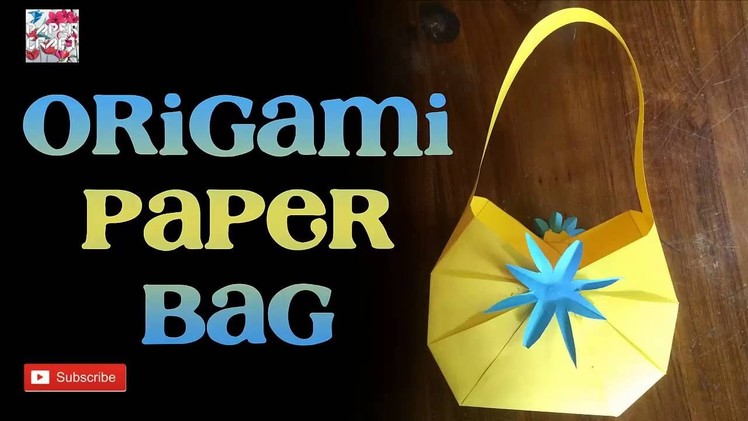 How to Make a Beautiful Origami Paper Bag (Craft Ideas and Tutorials)