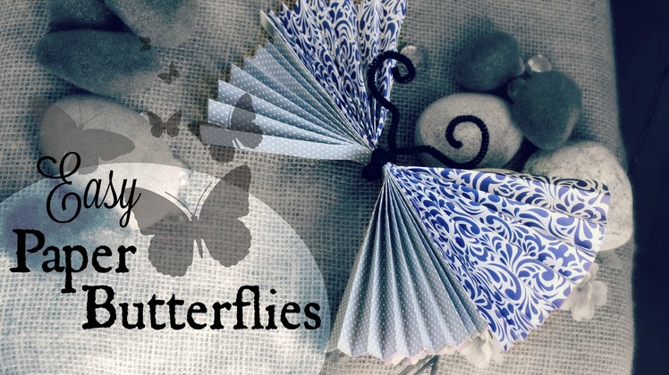 How to Make a Paper Butterfly | Quick and Easy DIY Summer Craft Project | The Magic Crafter