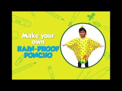 How To Make A Rain-proof Poncho | DIY art & craft videos for kids from SMART