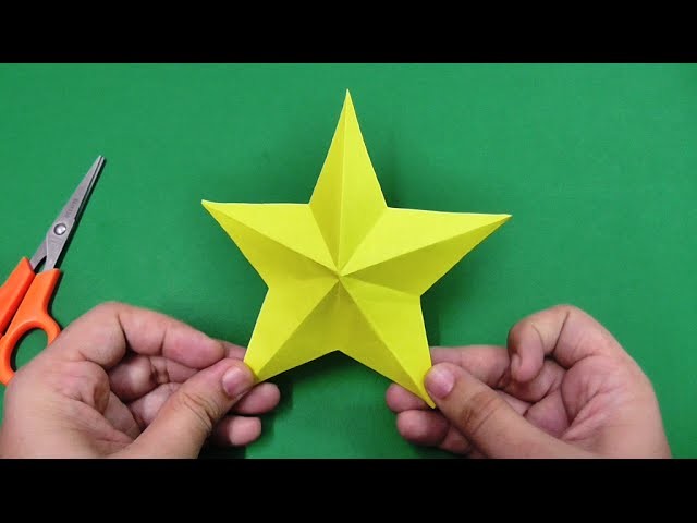 How to make an origami paper star | Origami. Paper Folding Craft, Videos & Tutorials.