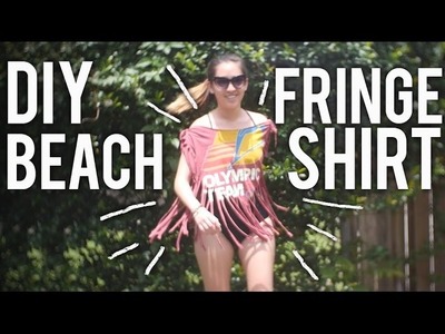 How to Make Fringe Beach Shirt : DIY