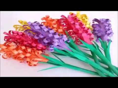 How To Make Paper Hyacinths - DIY 5 Min Craft