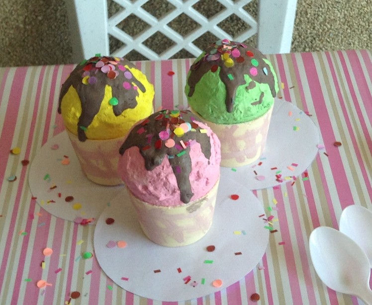 Ice Cream In A Cone - Art & Craft For Kids