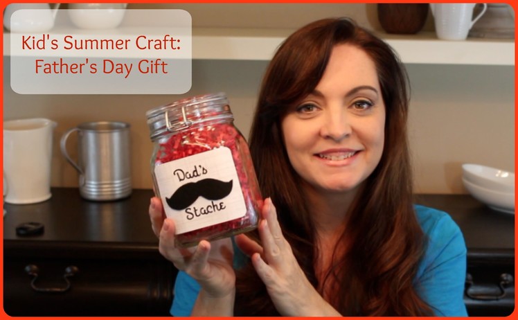 Kid' Summer Craft:  Father's Day Gift