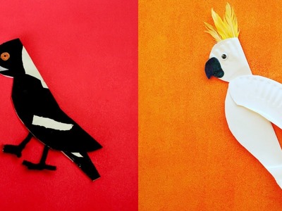 Kids Craft project: Paper Plate Birds
