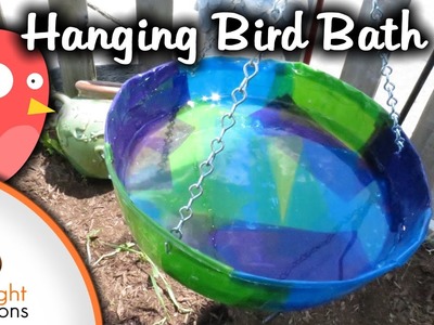 Make a DIY Bird Bath Using Tissue Paper and Resin