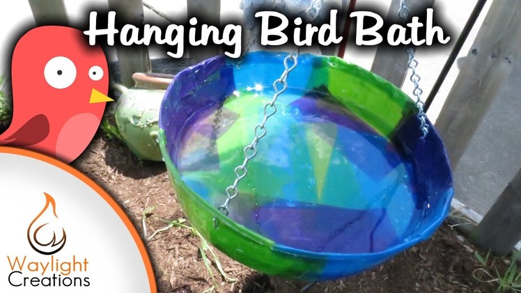 Make a DIY Bird Bath Using Tissue Paper and Resin