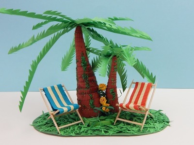 Paper craft-Holiday 1 - part2   palm trees