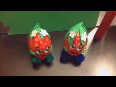 Shopkins Easter Egg Decoration!!! Strawberry Kiss :) Easy craft for kids