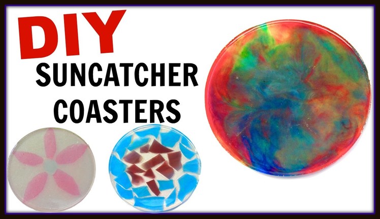 Suncatcher Coasters DIY ~ Another Coaster Friday ~ Craft Klatch ~ How To
