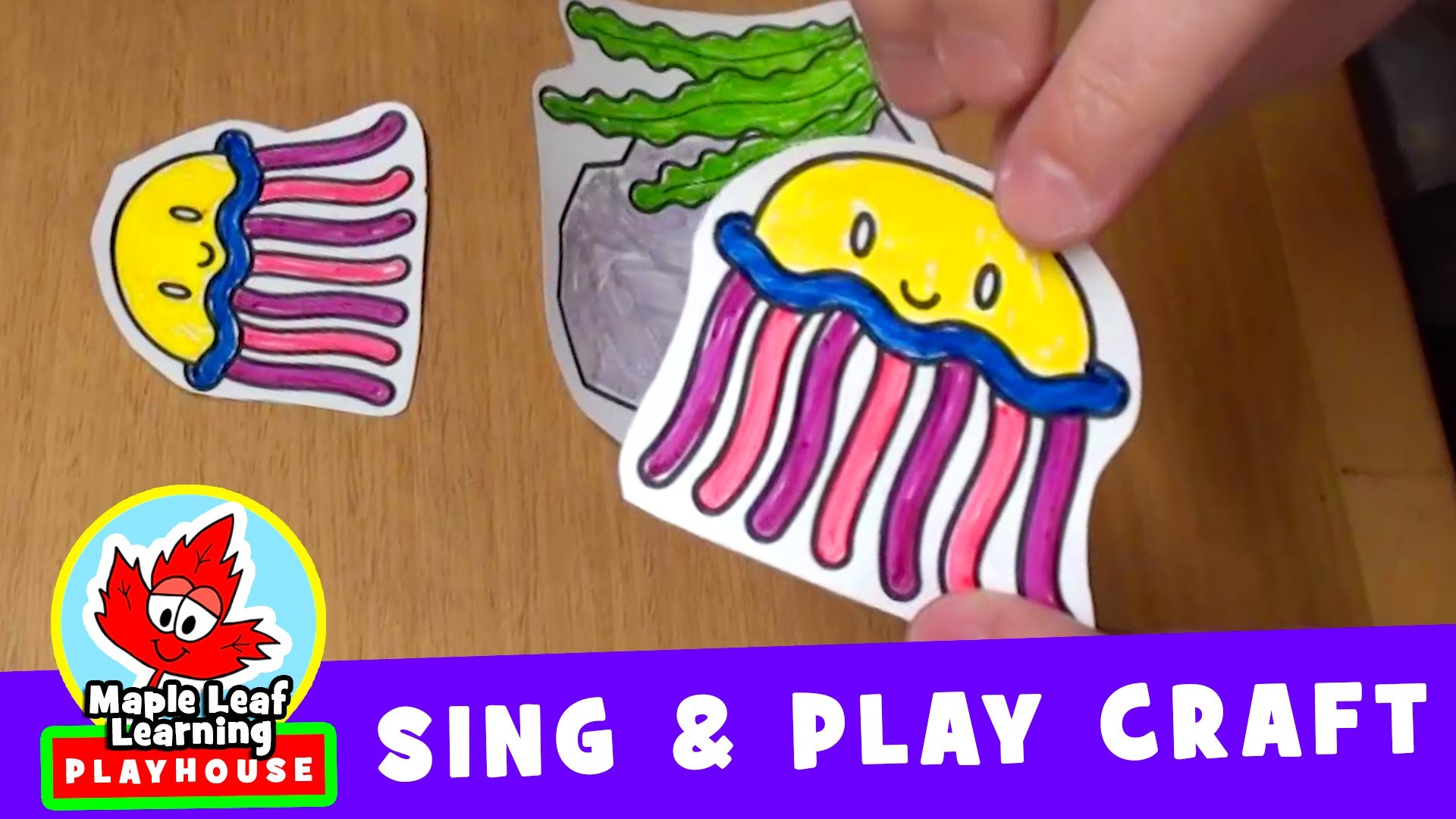 Three Jellyfish | Sing and Play Craft for Kids | Maple Leaf Learning Playhouse