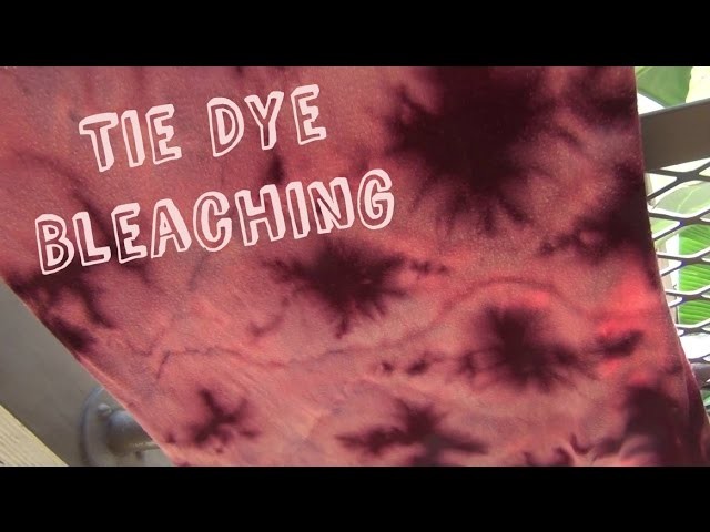 Tie Dye Bleaching ♥ DIY Fashion