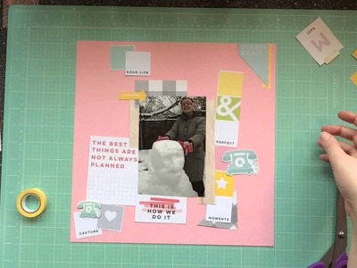 UK International Scrapbook Day Process Video Hop: Hello