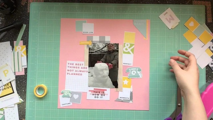 UK International Scrapbook Day Process Video Hop: Hello