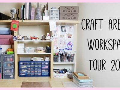 Updated Craft Area. Workspace Tour 2016 ● xoxRufus, Polymer Clay