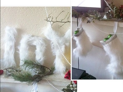 2 of the best expensive looking fur Christmas  decor   2016 DIY