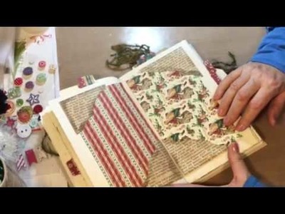 Altered Book Christmas Journal