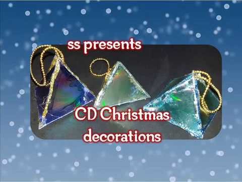 Best Christmas tree decoration ideas with Recycled CD'S. Best out of the waste decorations