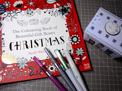 Christmas Coloring Book of Gift Boxes Howw to Make a Christmas Gift Box