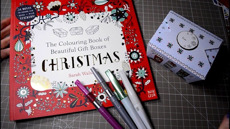 Christmas Coloring Book of Gift Boxes Howw to Make a Christmas Gift Box