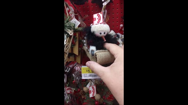 Christmas Decor Shop with Me at Walmart 2016