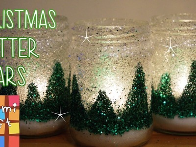 Christmas Glitter Jars - Tutorial - Christmas Decoration