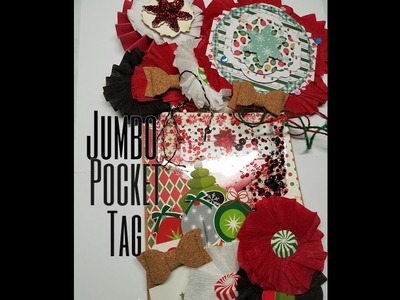 Christmas Jumbo Pocket Tag
