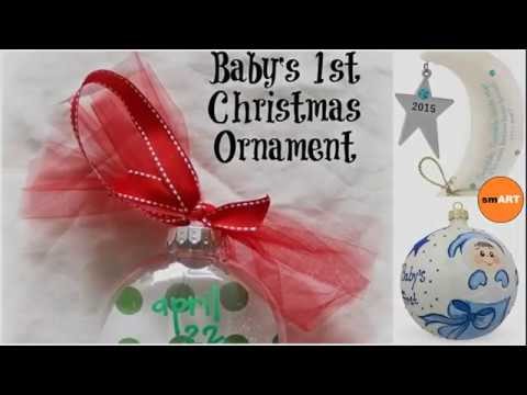 Christmas Ornaments For Kids - Baby's First Christmas Ornament