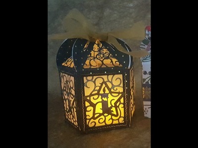 Christmas Ornaments, Gifts & Decor 2016 - Tonic Studios' Lantern Box with Starry Colors watercolors