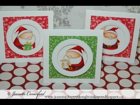 Christmas Series 2016 #6 Santa Mini Cards