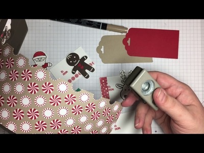 Christmas Tags with Stampin' Up! and cookie cutter bundle