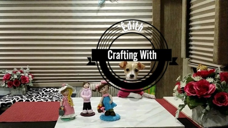 Crafting with Edith Burlap Christmas Tree Table Top Arrangement