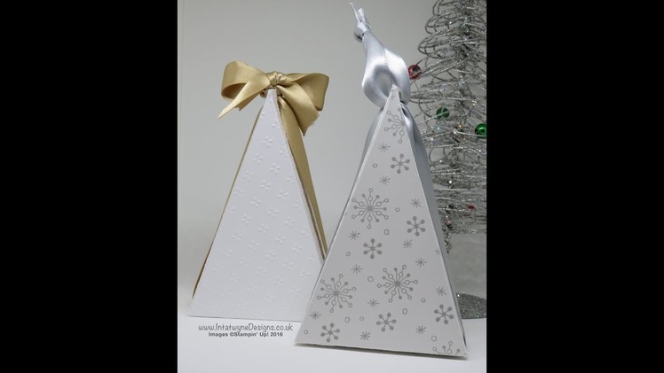 Crafty Christmas Countdown #18   Simple Cutie Pie Treat Box:Decoration