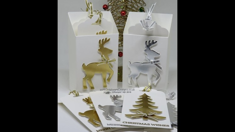 Crafty Christmas Countdown #19 – Luxury Reindeer Gift Tags and Holder