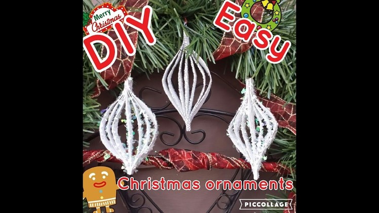 DIY Easy christmas ornaments
