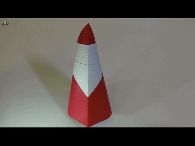 Origami 【3D Santa Claus】 Christmas