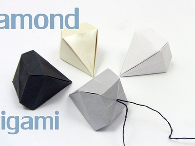 Origami Diamond Simple. Easy - Yakomoga Christmas Origami tutorial